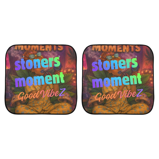 Stoner Moments Car Sun Shade Small Two Pieces 28" x 28"(72cm*72cm)
