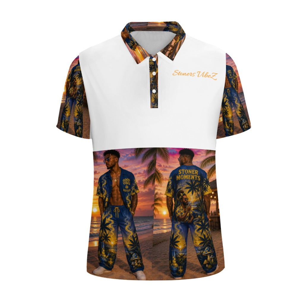 Polo straight shirt Stoner VibeZ