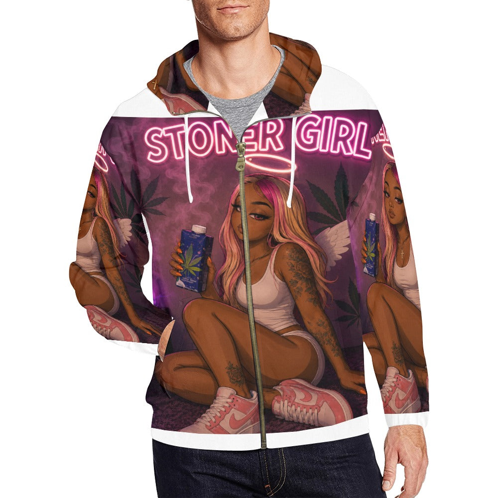 Men's All Over Stoner Moment Hoodie