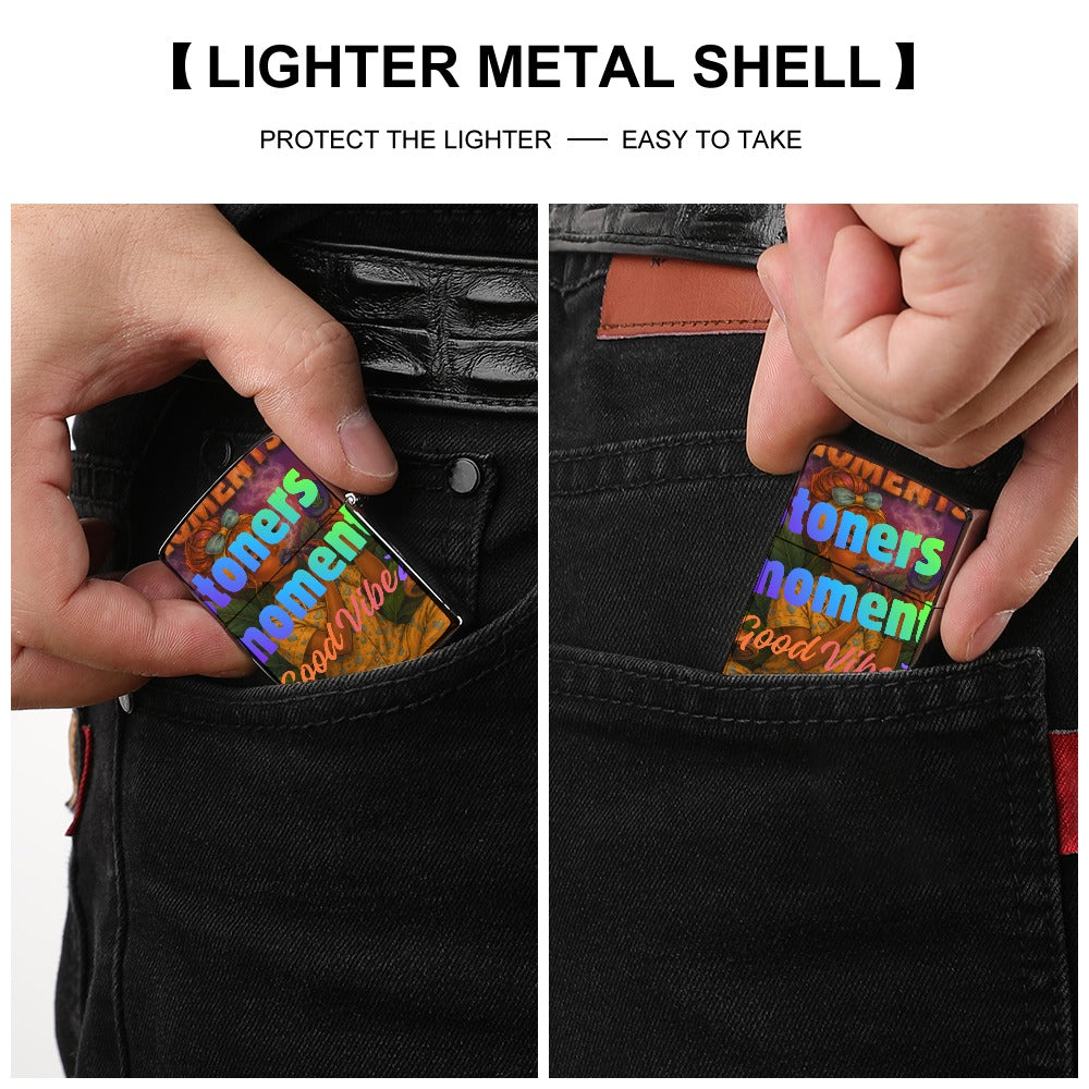 Stoner Moments Custom copper lighter casing (double-sided printing)