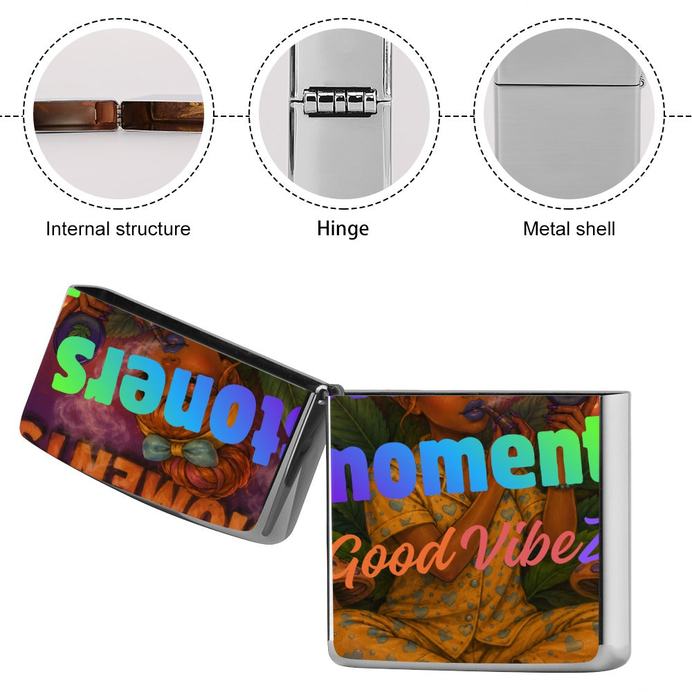 Stoner Moments Custom copper lighter casing (double-sided printing)