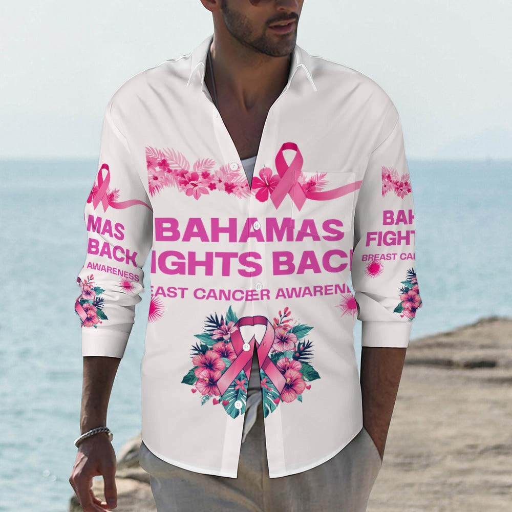 Men's long-sleeved Bahamas Cancer Shirts