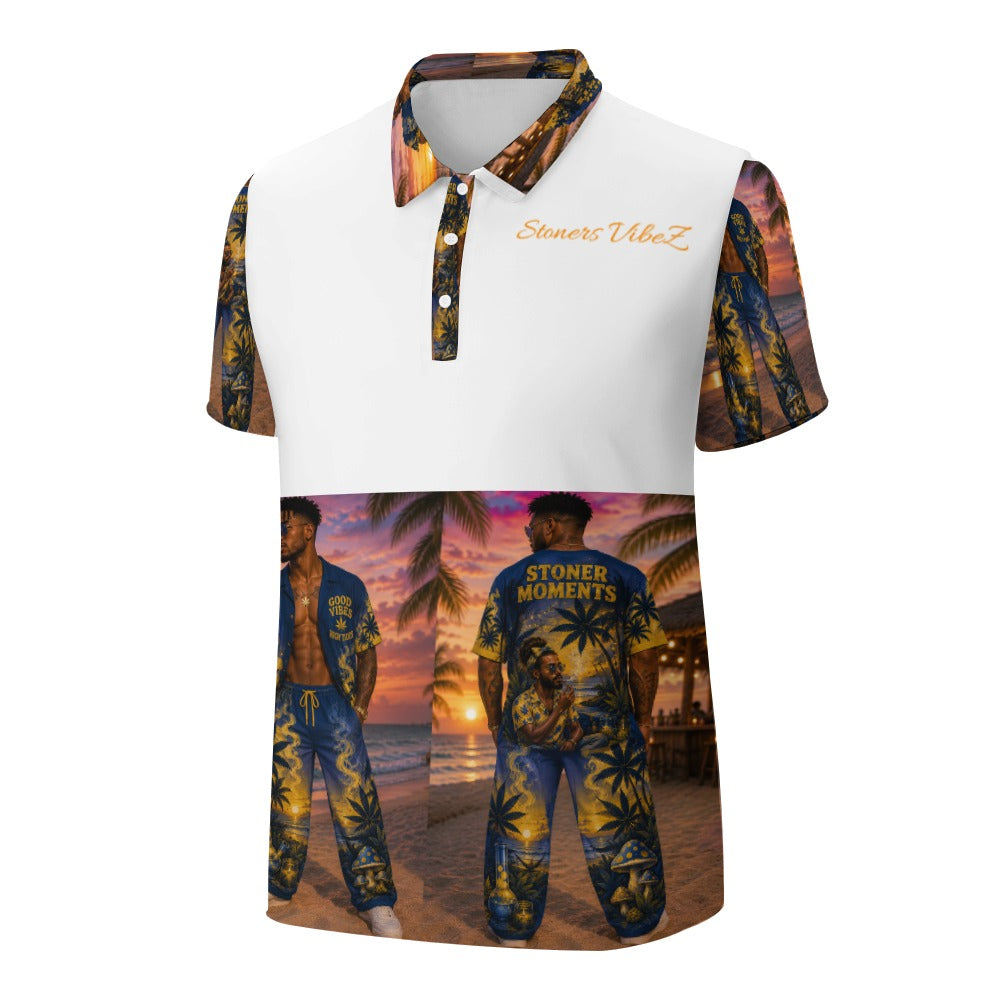 Polo straight shirt Stoner VibeZ