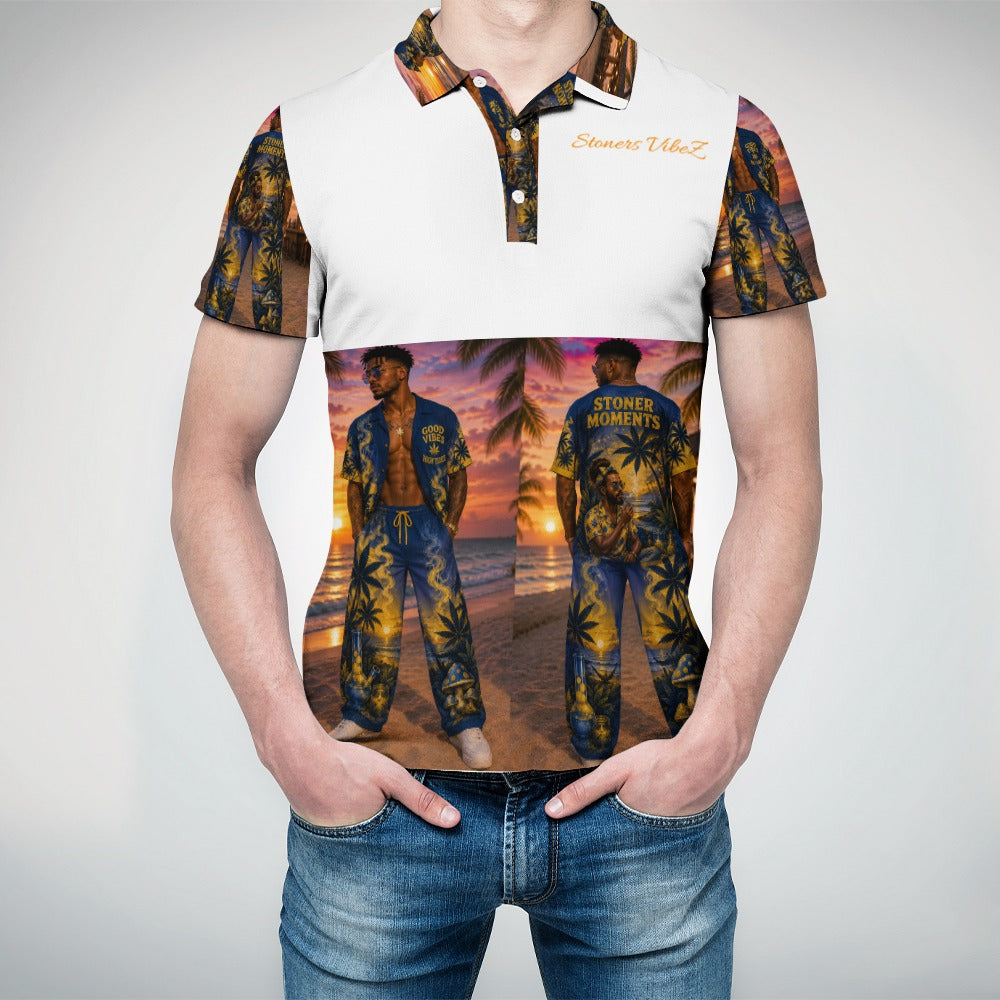 Polo straight shirt Stoner VibeZ